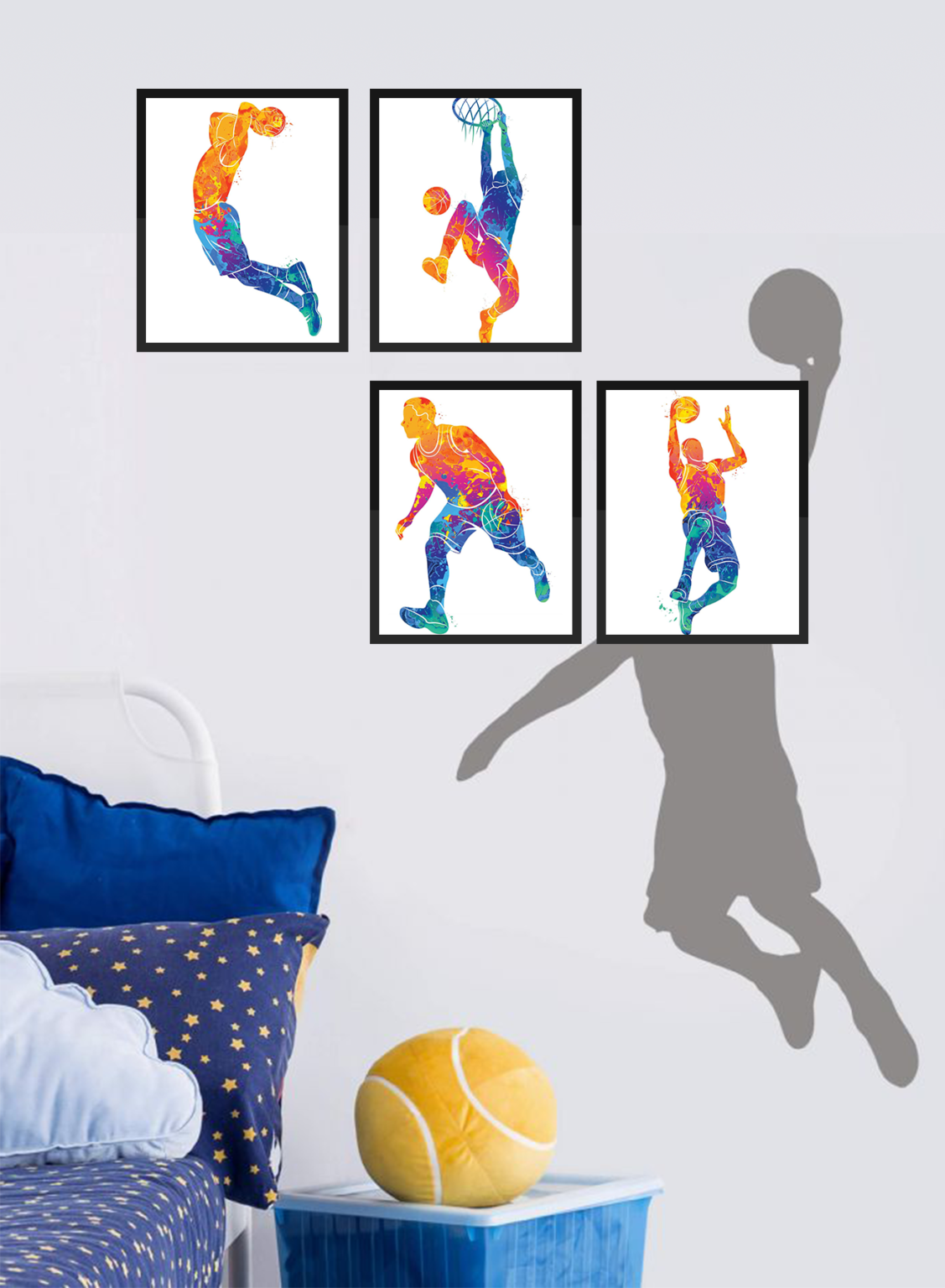 Basketball Geometric Prints Summit Designs