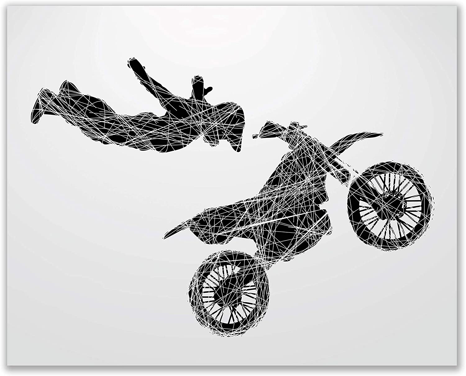 Motocross Dirt Bike Wall Decor Art Prints (2)