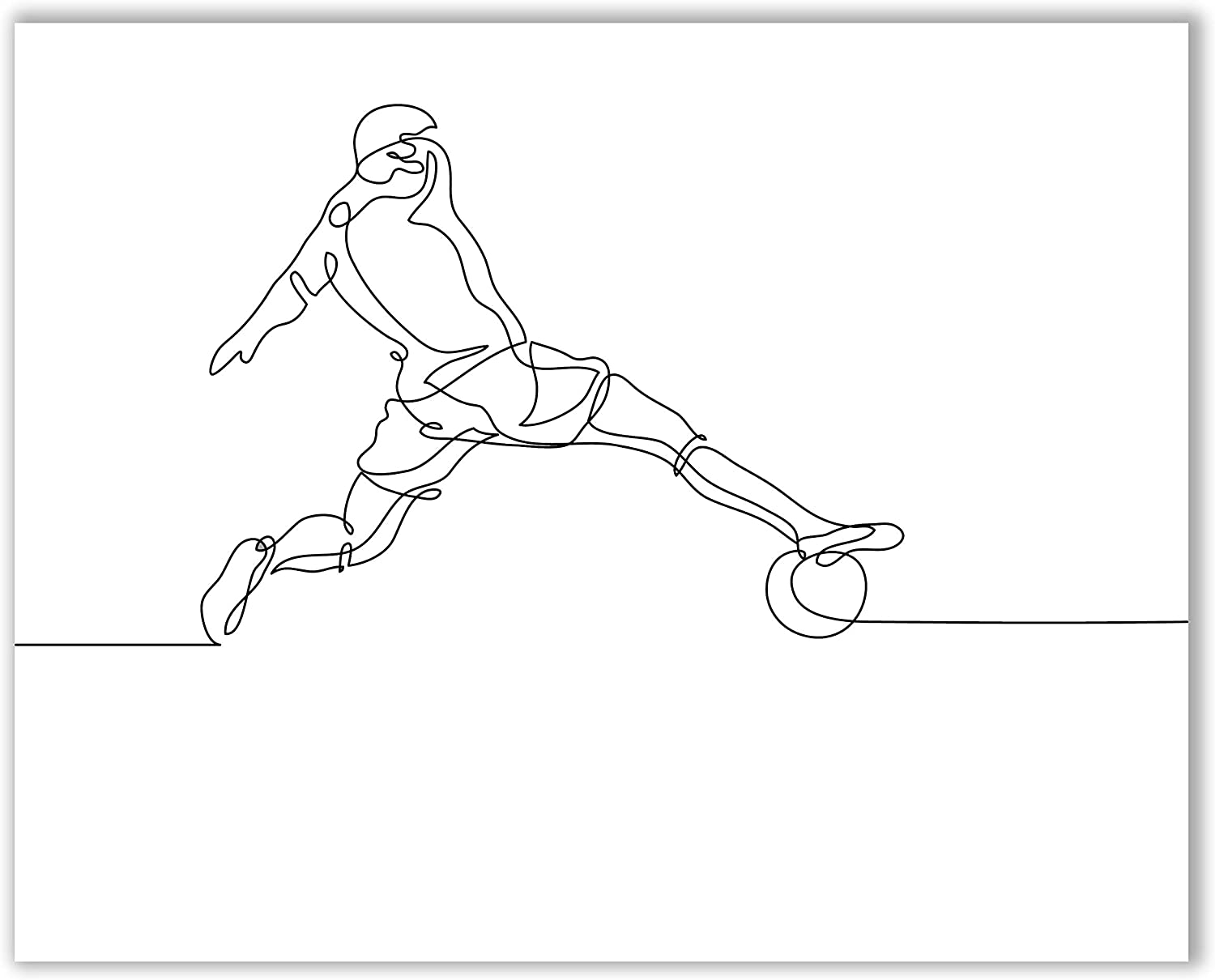 Soccer Minimalist Wall Art Decor Prints (3)