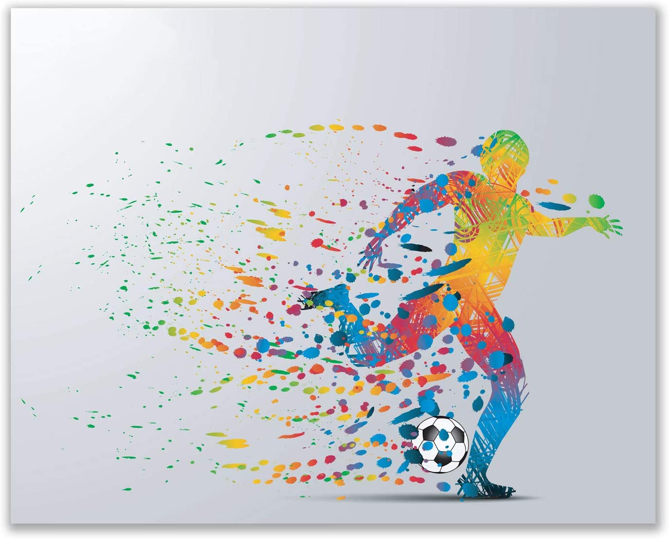 Summit Designs Rainbow Soccer Wall Art Decor (3)