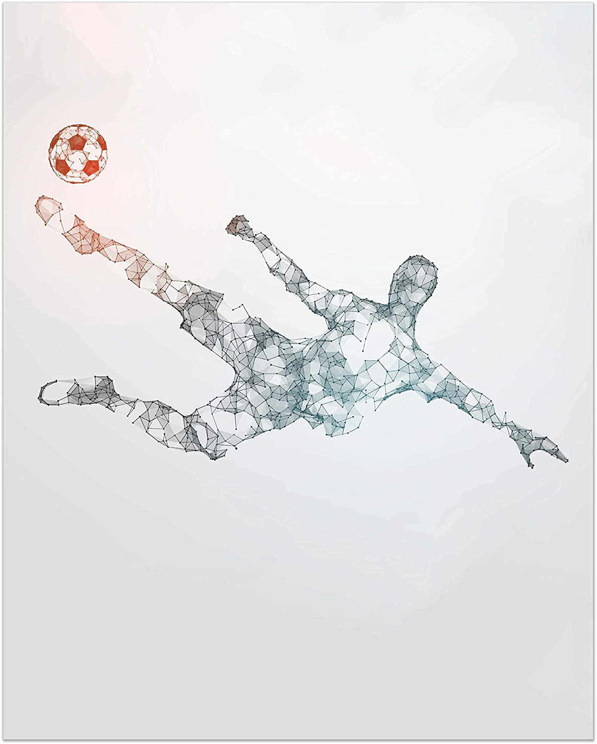 Summit Designs Soccer Geometric Wall Art Prints (3)